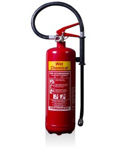 wet chemical fire extinguishers