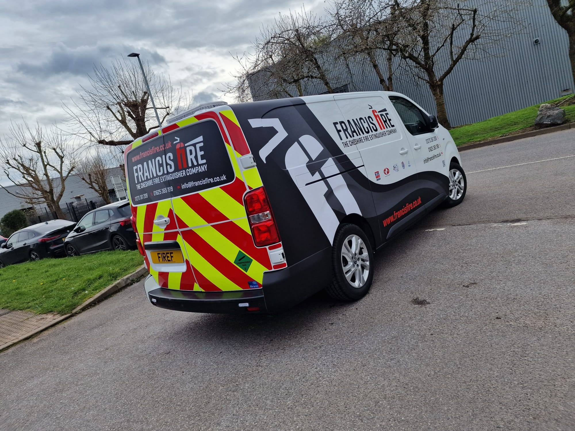 Francis Fire Extinguisher Services 4 Francis Fire The Cheshire Extinguisher Company Van 4 04042024